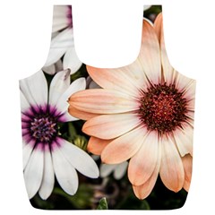 Beautiful Colourful African Daisies Full Print Recycle Bags (l) 