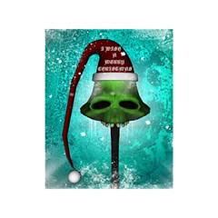 I Wish You A Merry Christmas, Funny Skull Mushrooms Shower Curtain 48  X 72  (small)  by FantasyWorld7