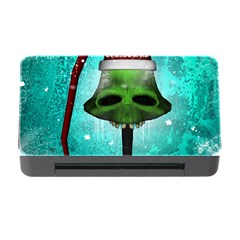 I Wish You A Merry Christmas, Funny Skull Mushrooms Memory Card Reader With Cf by FantasyWorld7