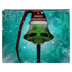 I Wish You A Merry Christmas, Funny Skull Mushrooms Cosmetic Bag (xxxl)  by FantasyWorld7