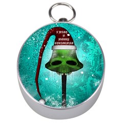 I Wish You A Merry Christmas, Funny Skull Mushrooms Silver Compasses