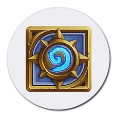 Hearthstone Update New Features Appicon 110715 Round Mousepads by HearthstoneFunny