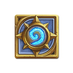 Hearthstone Update New Features Appicon 110715 Square Magnet by HearthstoneFunny