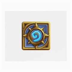 Hearthstone Update New Features Appicon 110715 Small Glasses Cloth by HearthstoneFunny