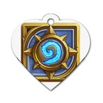 Hearthstone Update New Features Appicon 110715 Dog Tag Heart (Two Sides) Front