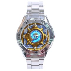 Hearthstone Update New Features Appicon 110715 Stainless Steel Men s Watch by HearthstoneFunny