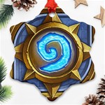 Hearthstone Update New Features Appicon 110715 Snowflake Ornament (2-Side) Front