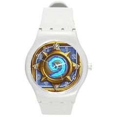 Hearthstone Update New Features Appicon 110715 Round Plastic Sport Watch (m)