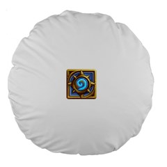 Hearthstone Update New Features Appicon 110715 Large 18  Premium Round Cushions by HearthstoneFunny