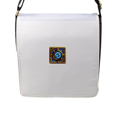 Hearthstone Update New Features Appicon 110715 Flap Messenger Bag (l)  by HearthstoneFunny