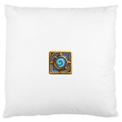 Hearthstone Update New Features Appicon 110715 Large Flano Cushion Cases (one Side)  by HearthstoneFunny