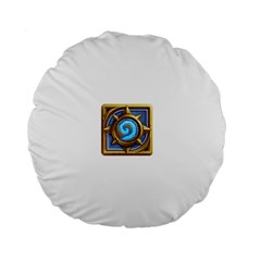 Hearthstone Update New Features Appicon 110715 Standard 15  Premium Flano Round Cushions