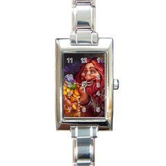 Hearthstone Gold Rectangle Italian Charm Watches