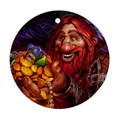 Hearthstone Gold Ornament (Round) 