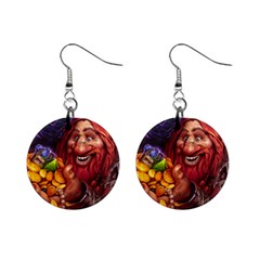 Hearthstone Gold Mini Button Earrings