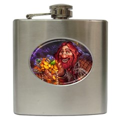 Hearthstone Gold Hip Flask (6 oz)