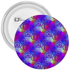 Rainbow Led Zeppelin Symbols 3  Button