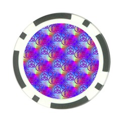 Rainbow Led Zeppelin Symbols Poker Chip