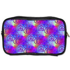 Rainbow Led Zeppelin Symbols Travel Toiletry Bag (one Side)