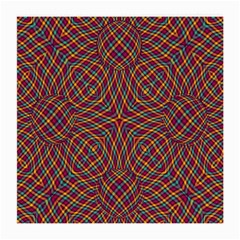 Trippy Tartan Glasses Cloth (medium, Two Sided) by SaraThePixelPixie