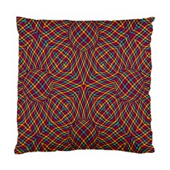 Trippy Tartan Cushion Case (single Sided) 