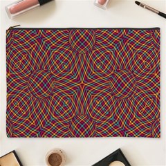 Trippy Tartan Cosmetic Bag (xxxl)