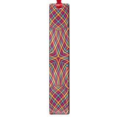 Trippy Tartan Large Bookmark