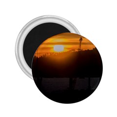 Aerial View Sunset Scene Of Montevideo Uruguay 2 25  Magnets