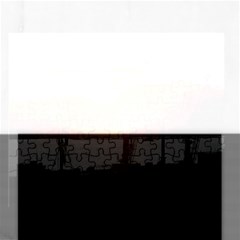 Aerial View Sunset Scene Of Montevideo Uruguay Rectangular Jigsaw Puzzl by dflcprints