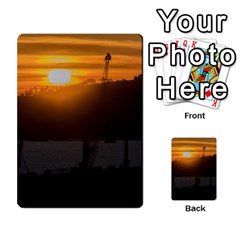 Aerial View Sunset Scene Of Montevideo Uruguay Multi-purpose Cards (rectangle) 