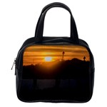 Aerial View Sunset Scene Of Montevideo Uruguay Classic Handbags (2 Sides) Back