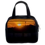 Aerial View Sunset Scene Of Montevideo Uruguay Classic Handbags (2 Sides) Front