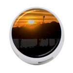 Aerial View Sunset Scene Of Montevideo Uruguay 4-Port USB Hub (Two Sides)  Front