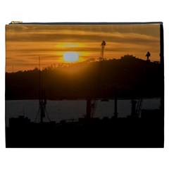 Aerial View Sunset Scene Of Montevideo Uruguay Cosmetic Bag (xxxl) 