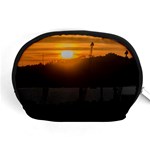 Aerial View Sunset Scene Of Montevideo Uruguay Accessory Pouches (Medium)  Front