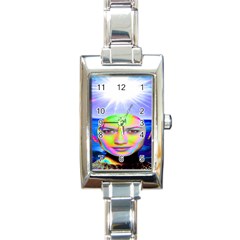 Sunshine Illumination Rectangle Italian Charm Watches by icarusismartdesigns