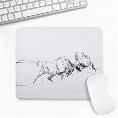 Buffalo / Bison Gift Large Mousepad by TwoFriendsGallery