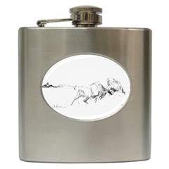 Buffalo / Bison Gift Hip Flask (6 Oz) by TwoFriendsGallery