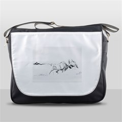 When Titans Collide 5x7 Messenger Bags