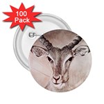 Antelope horns 2.25  Buttons (100 pack)  Front