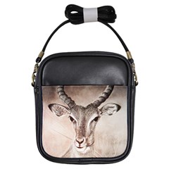 Antelope Horns Girls Sling Bags by TwoFriendsGallery