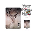 Antelope horns Playing Cards 54 (Mini)  Front - Spade6