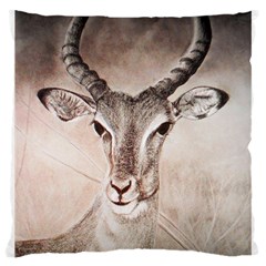 Antelope Horns Large Cushion Cases (two Sides)  by TwoFriendsGallery