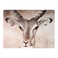 Antelope Horns Double Sided Flano Blanket (mini)  by TwoFriendsGallery