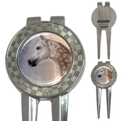 Grey Arabian Horse 3-in-1 Golf Divots