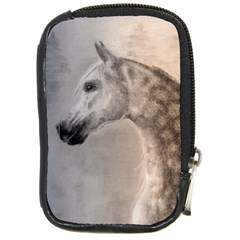 Grey Arabian Horse Compact Camera Cases