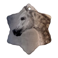 Grey Arabian Horse Ornament (snowflake) 