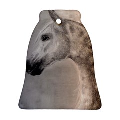 Grey Arabian Horse Bell Ornament (2 Sides) by TwoFriendsGallery