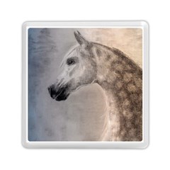 Grey Arabian Horse Memory Card Reader (square) 