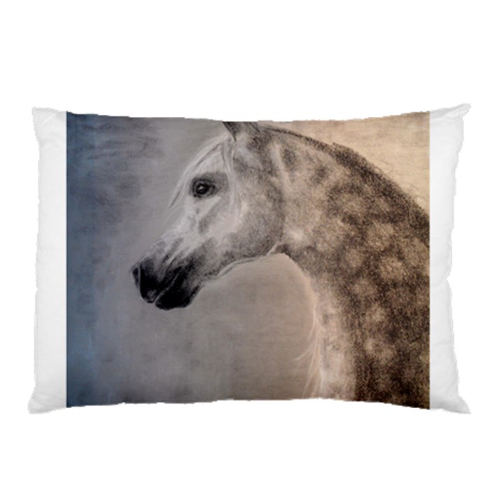 Grey Arabian Horse Pillow Cases (Two Sides)